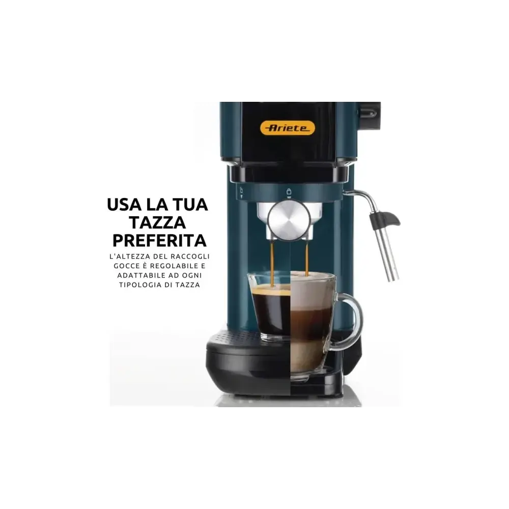 Macchina Caffè Espresso Mango Yellow 15 Bar per Cialde Ariete