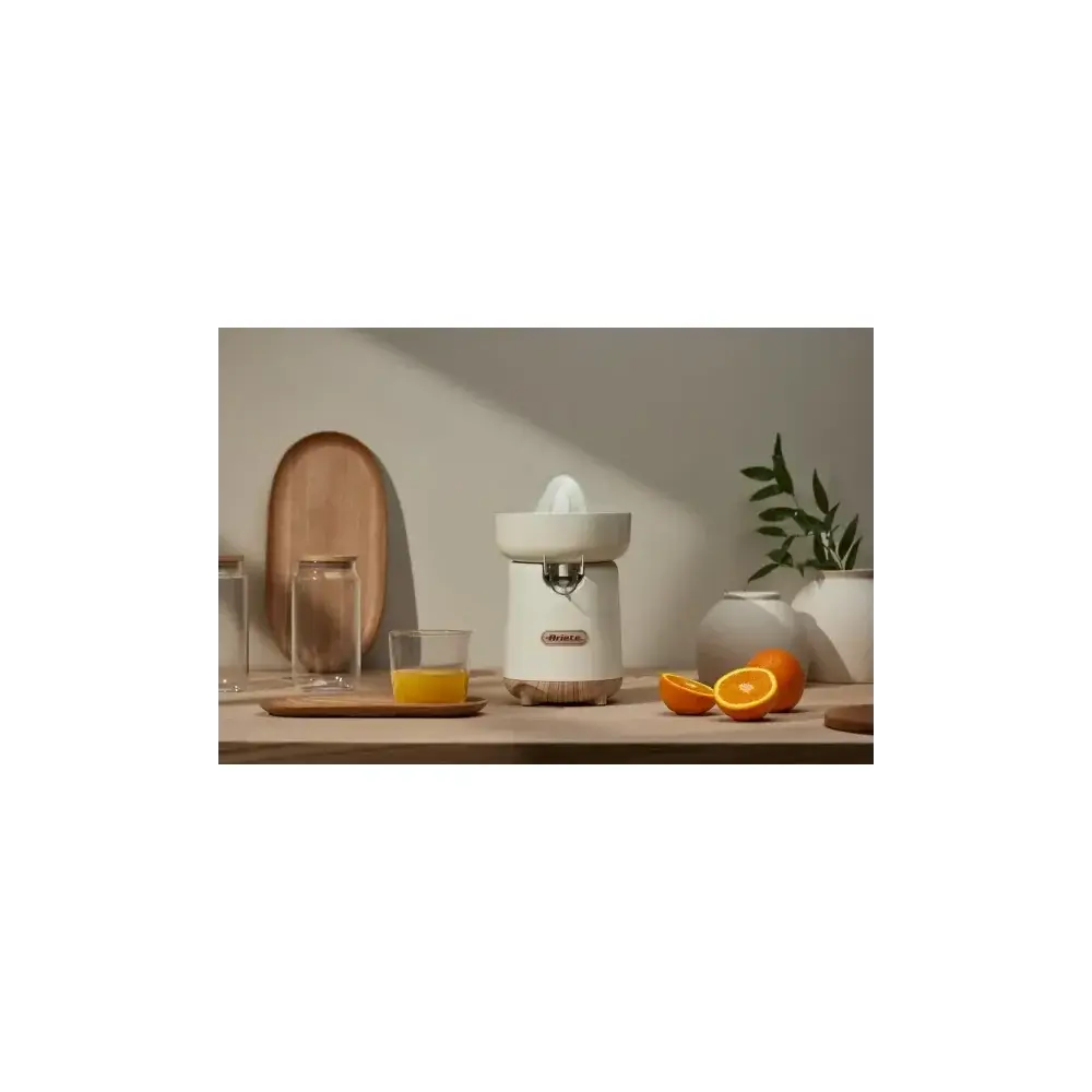 Spremiagrumi Breakfast Wood 40W Effetto Legno Beige 2 Coni Ariete