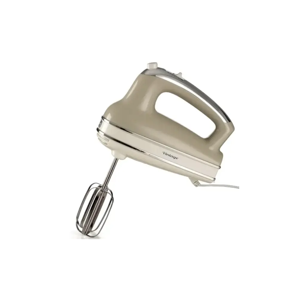 Sbattitore Vintage 450W 5 Velocità + Turbo 2 Fruste Inox 1548 Ariete