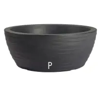 Thetis Vaso Elegance 30cm Antracite Nicoli