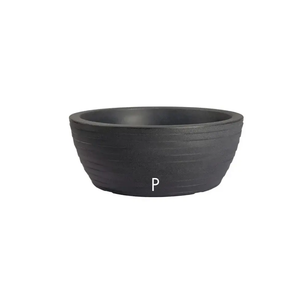 Thetis Vaso Elegance 30cm Antracite Nicoli