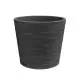 Vaso Hermes Elegance Tronco Conico Resina Antracite Vaso Nicoli