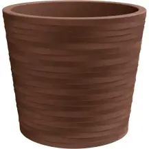 Vaso Hermes Elegance Tronco Conico Resina Corten Vaso Moderno Nicoli