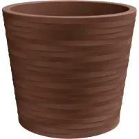 Vaso Hermes Elegance Tronco Conico Resina Corten Vaso Moderno Nicoli