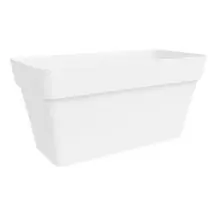 Arké Cassettone 80 cm Fioriera Bianca con Sottocassetta Nicoli