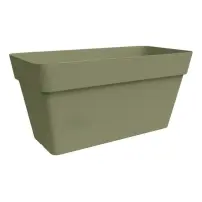 Arké Cassettone 80 cm Fioriera Verde con Sottocassetta Plastica Nicoli