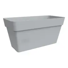 Arké Cassettone 80 cm Fioriera Grigia con Sottocassetta Nicoli
