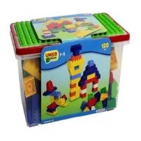 Cesta Costruzioni 120 Pezzi Unico Plus Mattoncini Colorati Androni Giocattoli