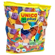 Sacca Costruzioni Unico Plus 110 Pezzi Mattoncini Androni Giocattoli