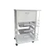 Carrello Vesuvio Portapane Bianco Maslegno | Generoso Casalinghi