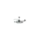 Ventilatore da Soffitto DCG 4 Pale con Luce e Telecomando