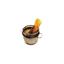 Pentola Inox 24 cm Gnali Set Bipasta BP224
