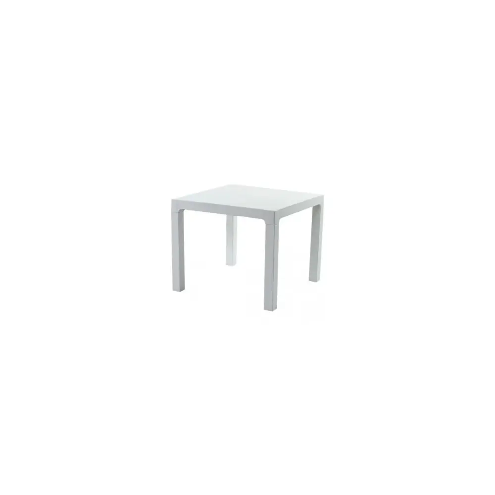 Tavolo Giardino Ares 70x70 cm Bianco Areta