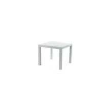 Tavolo Giardino Ares 70x70 cm Bianco Areta