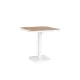 Tavolo Bizzotto Belmar 75x75 Bianco da Giardino