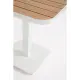 Tavolo Bizzotto Belmar 75x75 Bianco da Giardino
