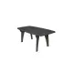 Tavolo da Giardino Areta 180x90 cm Resina Antracite