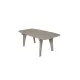Tavolo da Giardino Areta 180x90 cm Resina Tortora