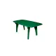 Tavolo da Giardino Areta 180x90 cm Resina Verde