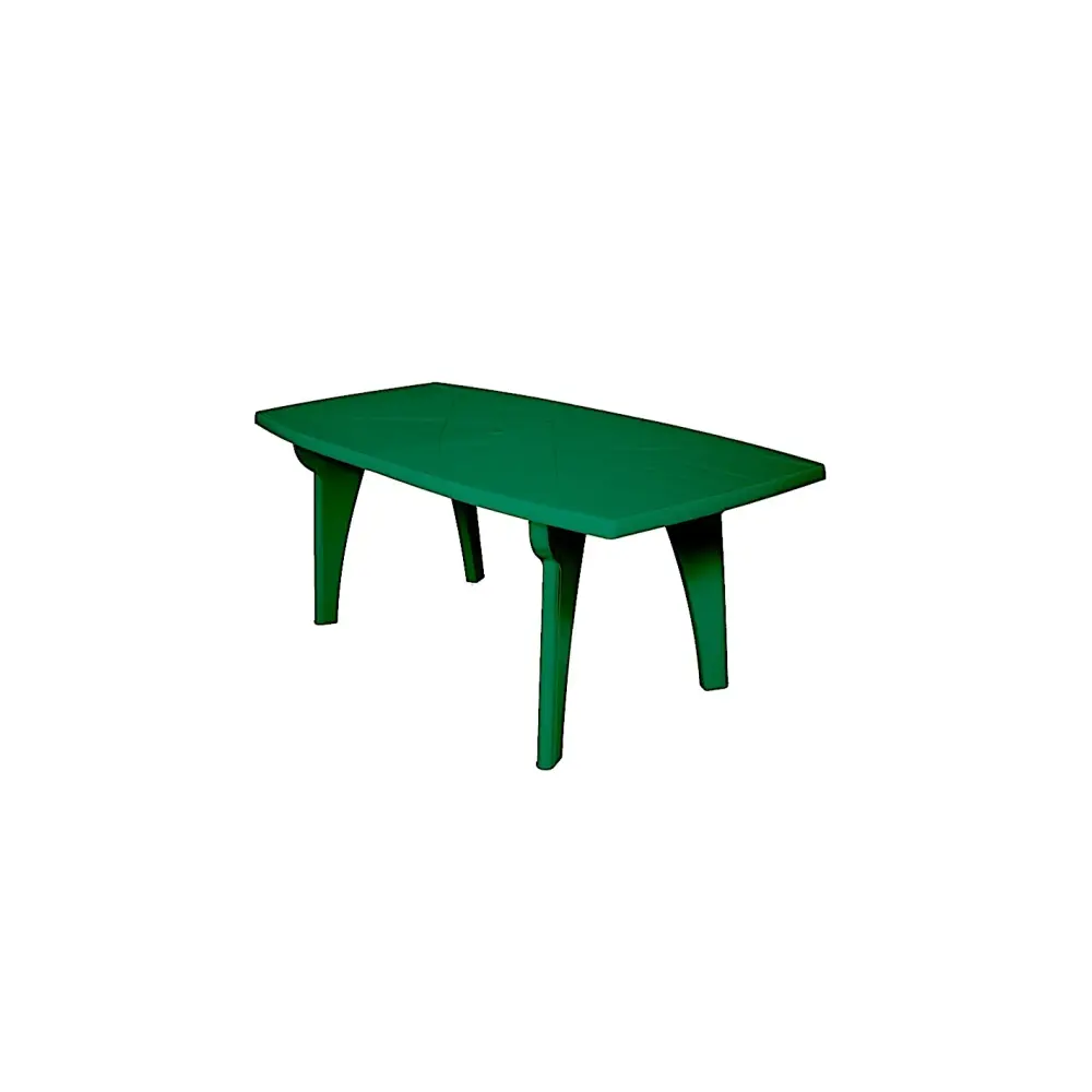 Tavolo da Giardino Areta 180x90 cm Resina Verde