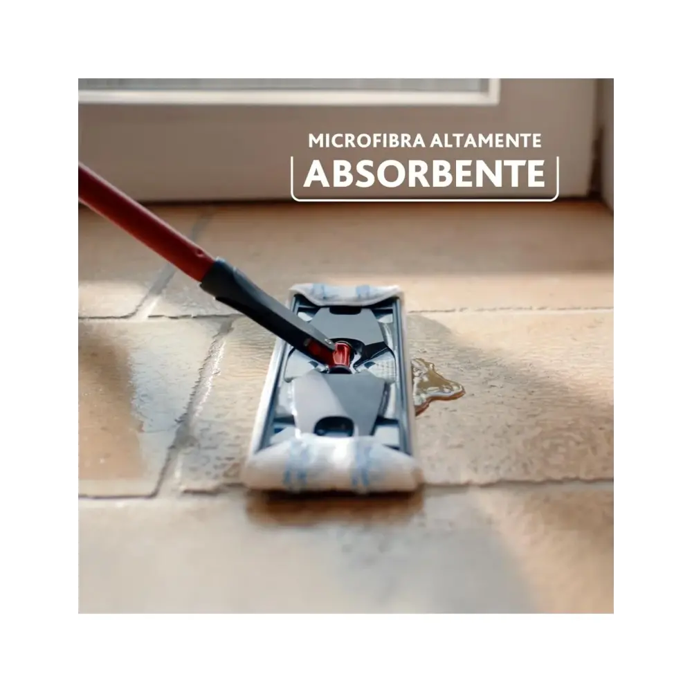 Sistema Lavapavimenti Vileda H2Pro Flat Mop Piastra Piatta