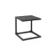 Tavolino Hilde Quadrato 40x40 Antracite Moderno