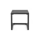 Tavolino Hilde Quadrato 40x40 Antracite Moderno