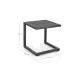 Tavolino Hilde Quadrato 40x40 Antracite Moderno