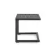 Tavolino Hilde Quadrato 40x40 Antracite Moderno