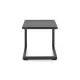 Tavolino Hilde Quadrato 40x40 Antracite Moderno
