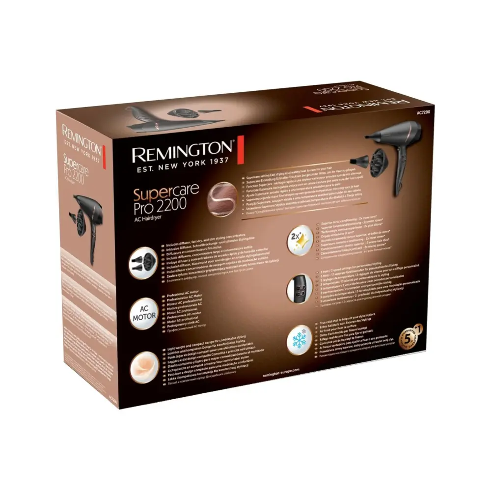 Asciugacapelli Remington SuperCare Pro AC7200 2200W