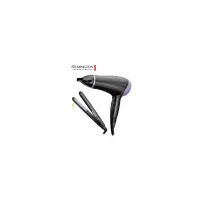 Set Remington Phon 2000W e Piastra Capelli D3016GP