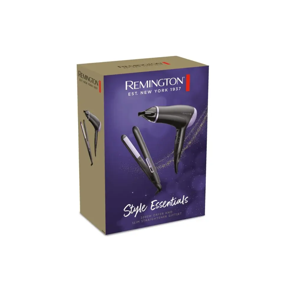 Set Remington Phon 2000W e Piastra Capelli D3016GP
