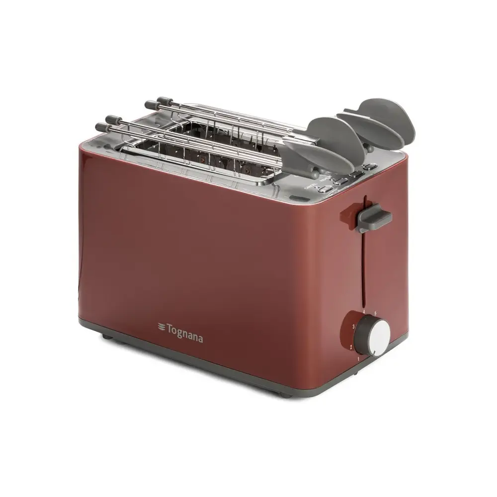 Tostapane Tognana Iridea 850W Rosso Mela | Generoso Casalinghi