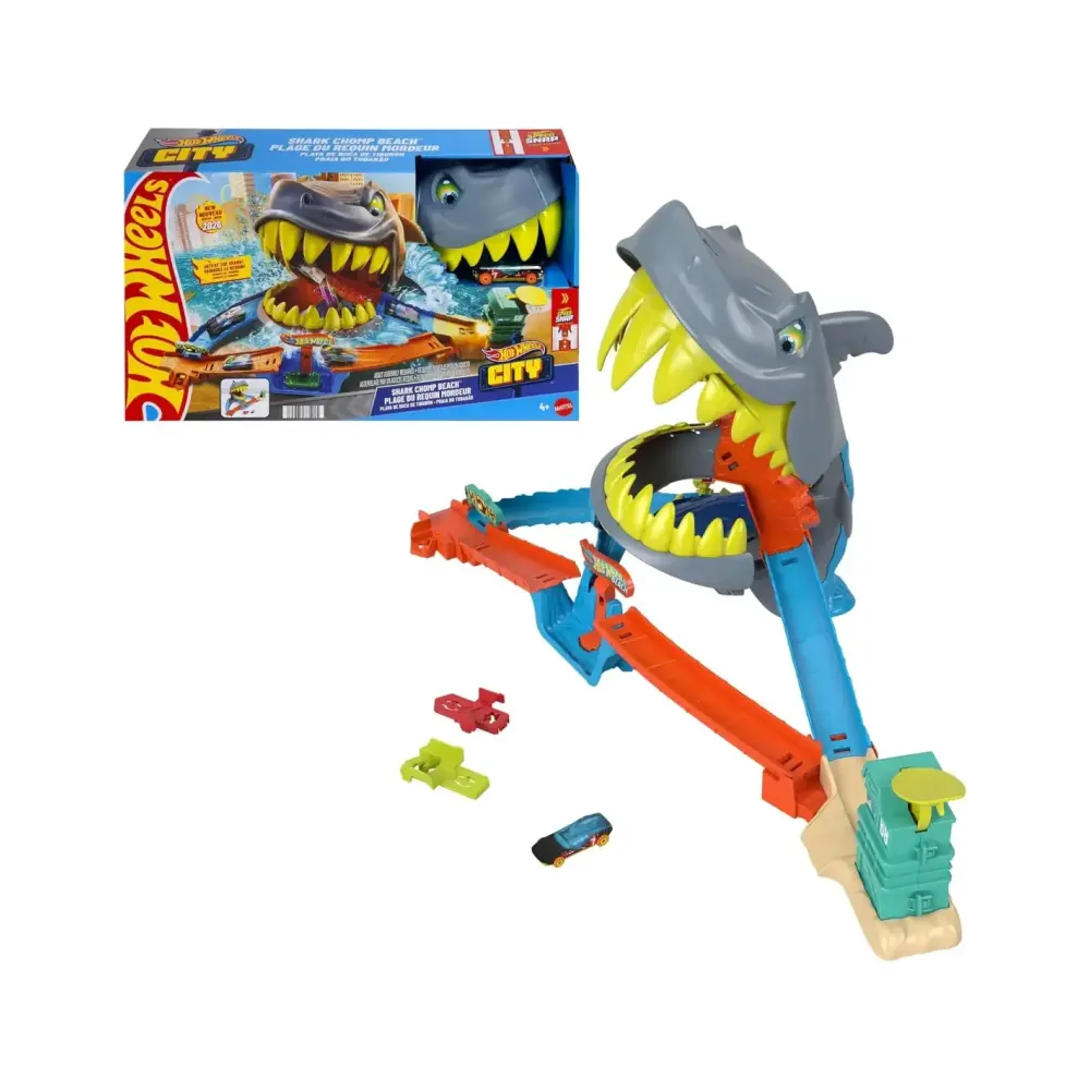 Hot Wheels Attacco del Mega Squalo Playset Mattel