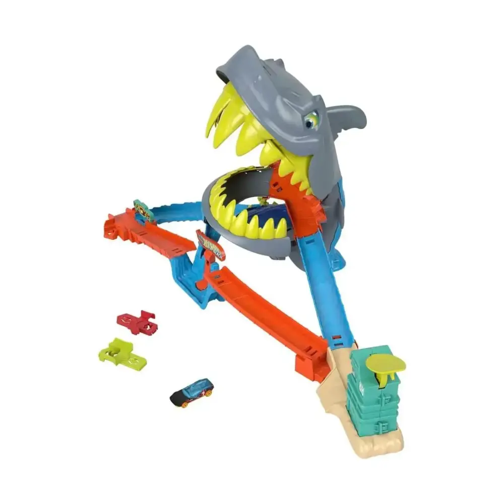 Hot Wheels Attacco del Mega Squalo Playset Mattel