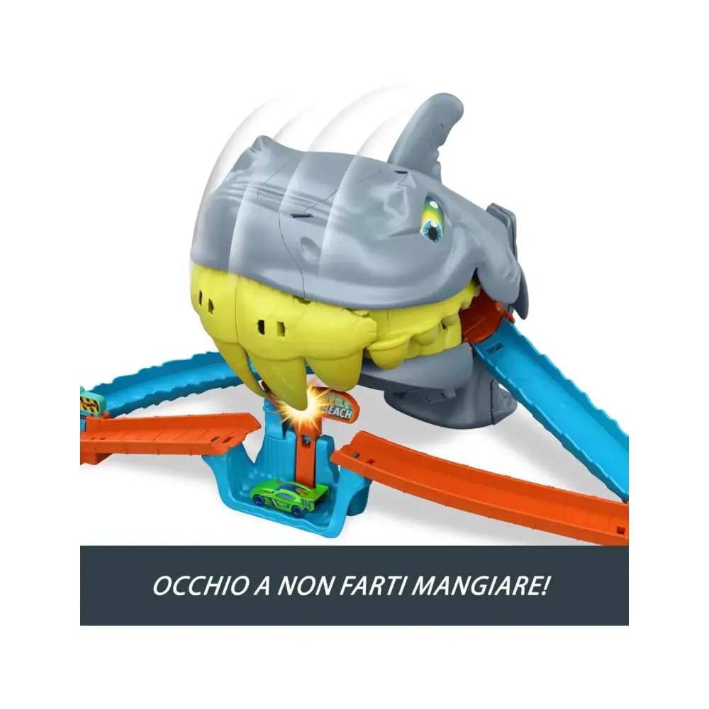 Hot Wheels Attacco del Mega Squalo Playset Mattel