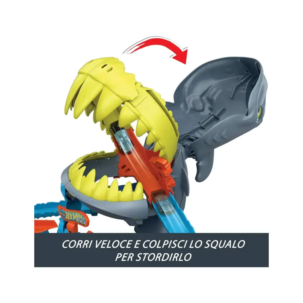 Hot Wheels Attacco del Mega Squalo Playset Mattel