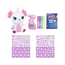 Airbrush Plush Axolotl 32 cm Peluche Interattivo
