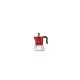 Moka Fiammetta 4 Tazze Rossa Induzione | Generoso Casalinghi