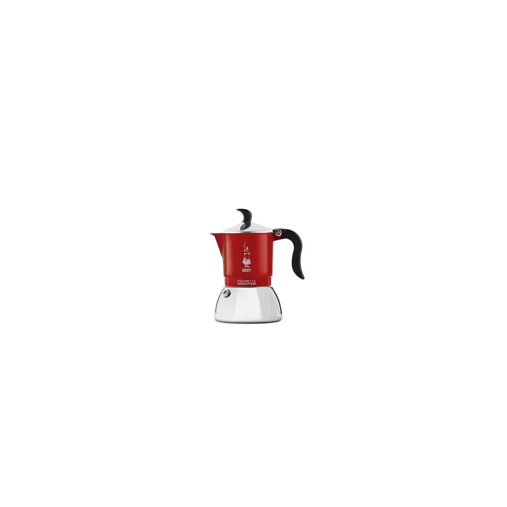 Moka Fiammetta 4 Tazze Rossa Induzione | Generoso Casalinghi