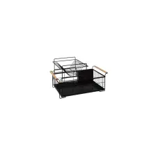 Scolapiatti 2 Livelli Metallo Nero 5 Five | Generoso Casalinghi