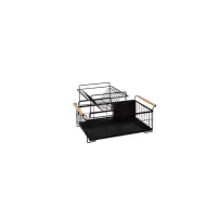 Scolapiatti 2 Livelli Metallo Nero 5 Five | Generoso Casalinghi