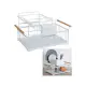 Scolapiatti 2 Livelli Metallo Bianco 5 Five | Generoso Casalinghi