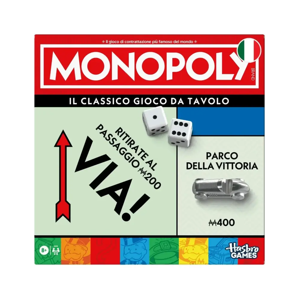 Monopoly Classic Hasbro Gioco da Tavolo | Generoso Casalinghi