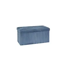 Pouf Arum Blu 76x38 cm Pieghevole | Generoso Casalinghi