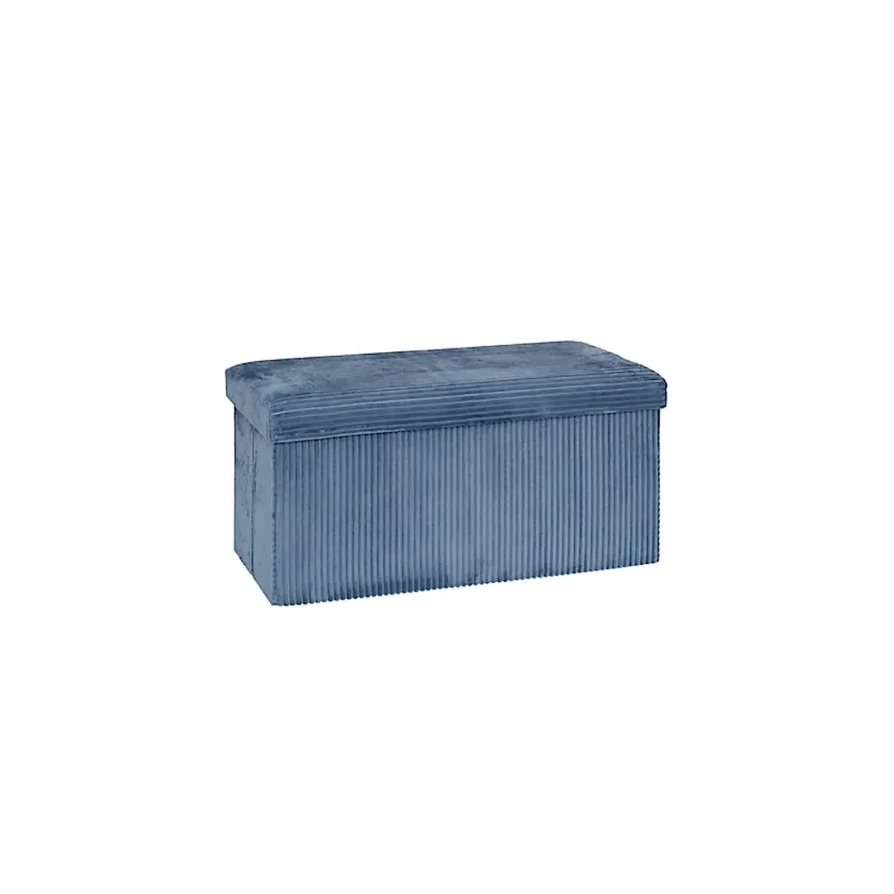 Pouf Arum Blu 76x38 cm Pieghevole | Generoso Casalinghi