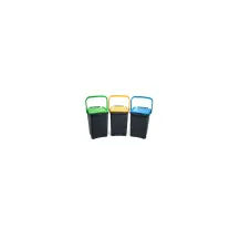 Tris Pattumiere Ecologic 28 Litri | Generoso Casalinghi