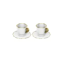 Set 2 Tazze Cappuccino Puregold Bialetti | Generoso Casalinghi