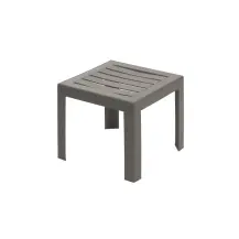 Tavolino Grosfillex Miami Tortora 40x40 | Generoso Casalinghi